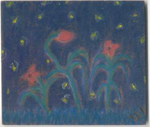 Daylilies With Fireflies 08.13
